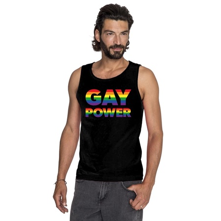 Black Gay Power pride tanktop for men